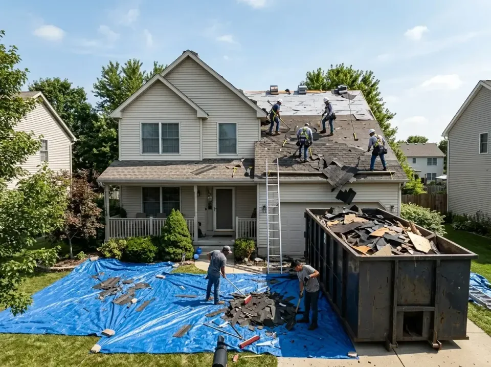 roof-replacement-debris-remova-004 — frequently asked questions, Cheapest Dumpster Rentals in Taylors, SC